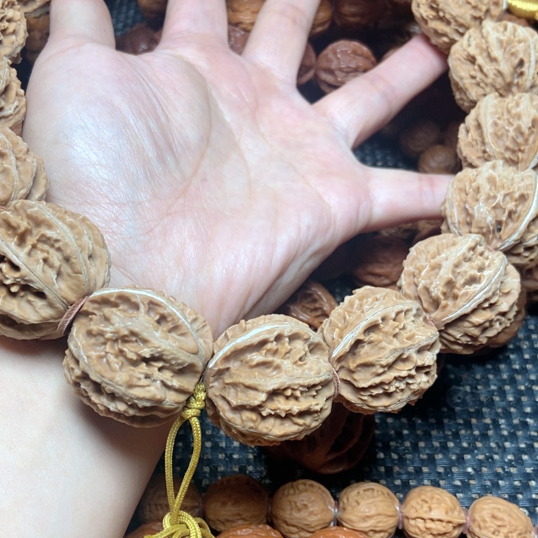文玩核桃手串白茬秋子手持