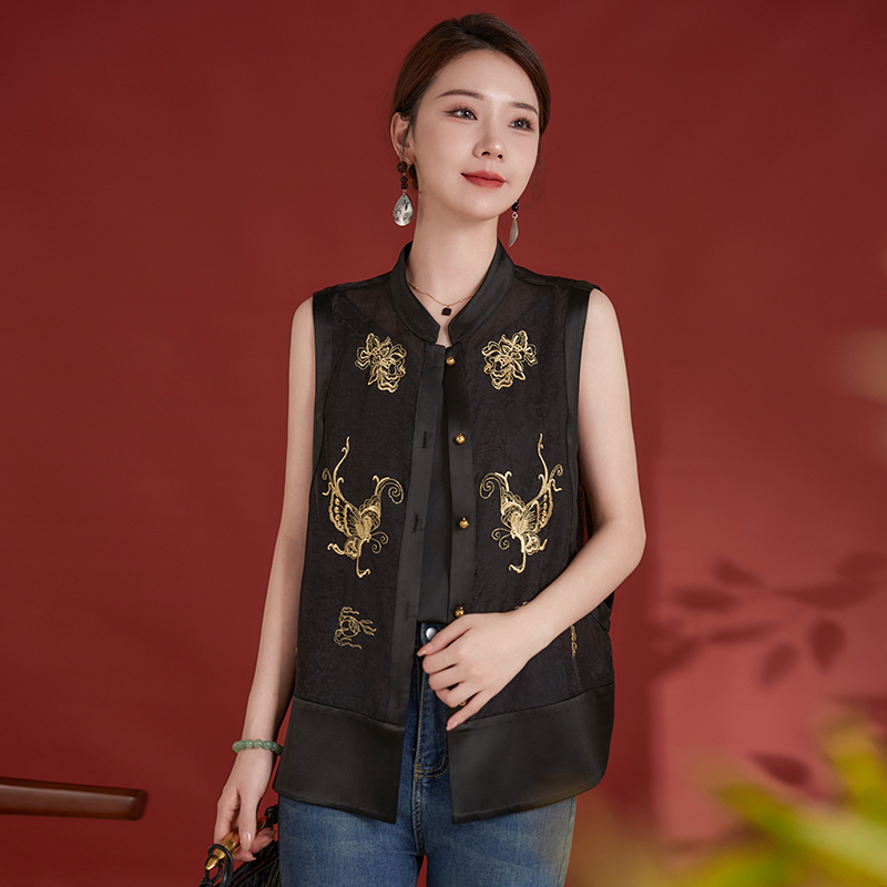 桑蚕丝真丝气质女装马甲62498052