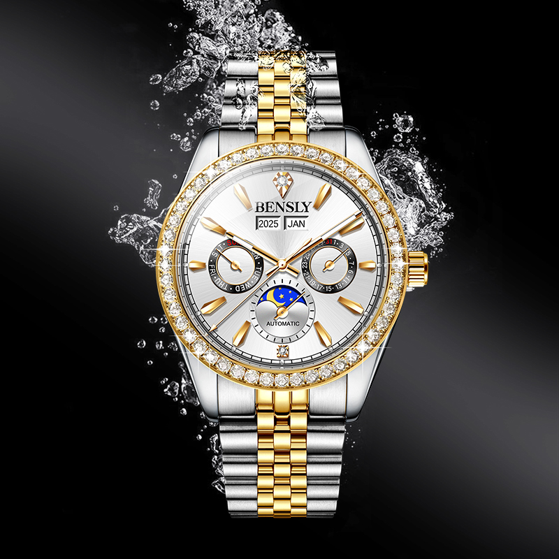 BENSLY宾时力高档商务男士机械手表-BY223