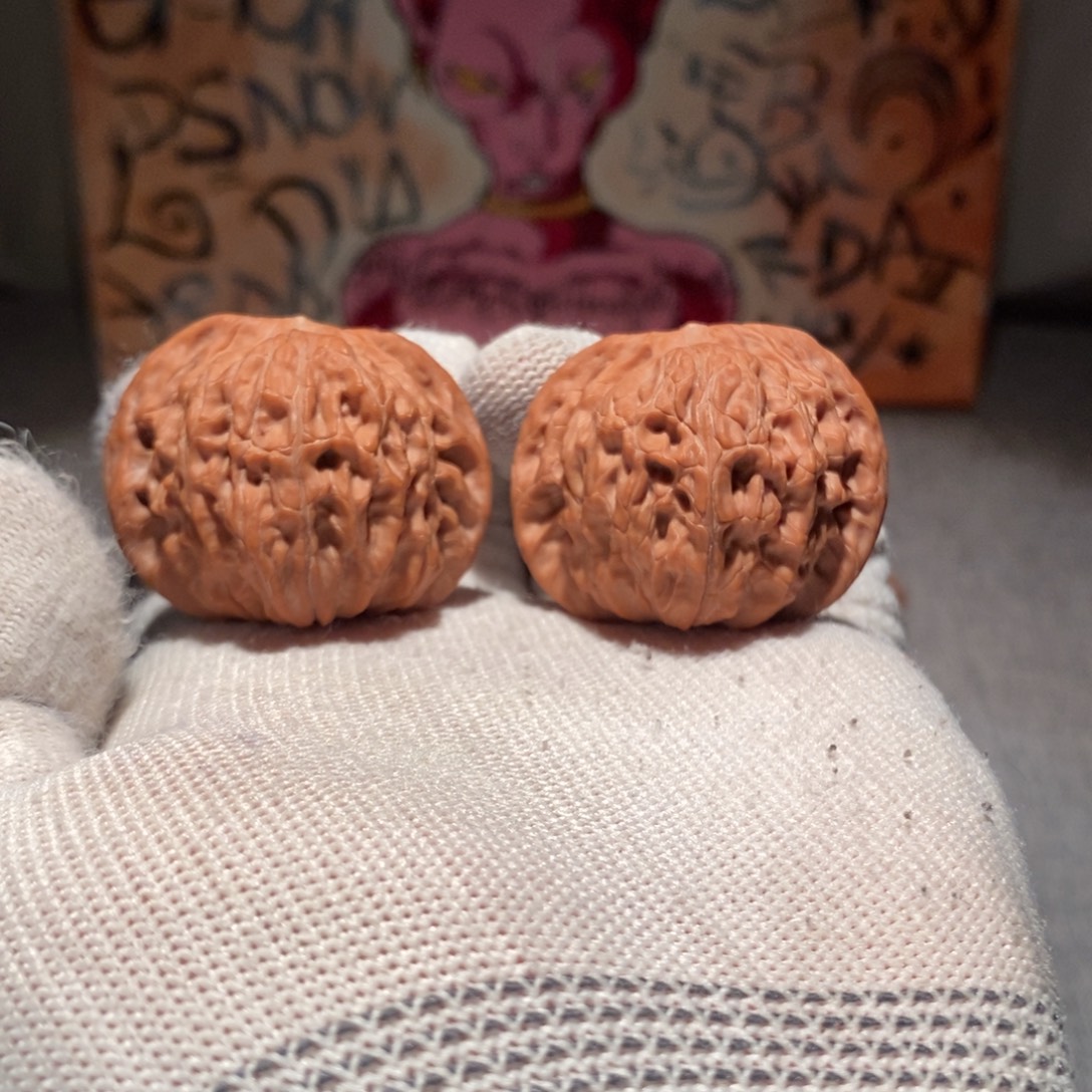 大***ó文玩核桃把件39磨盘