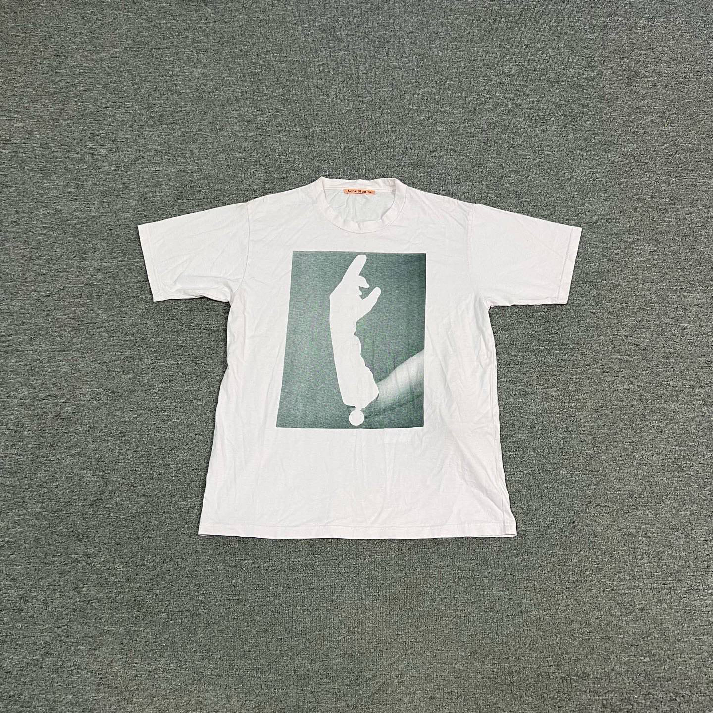99新 Acne studio 印花短袖 s码