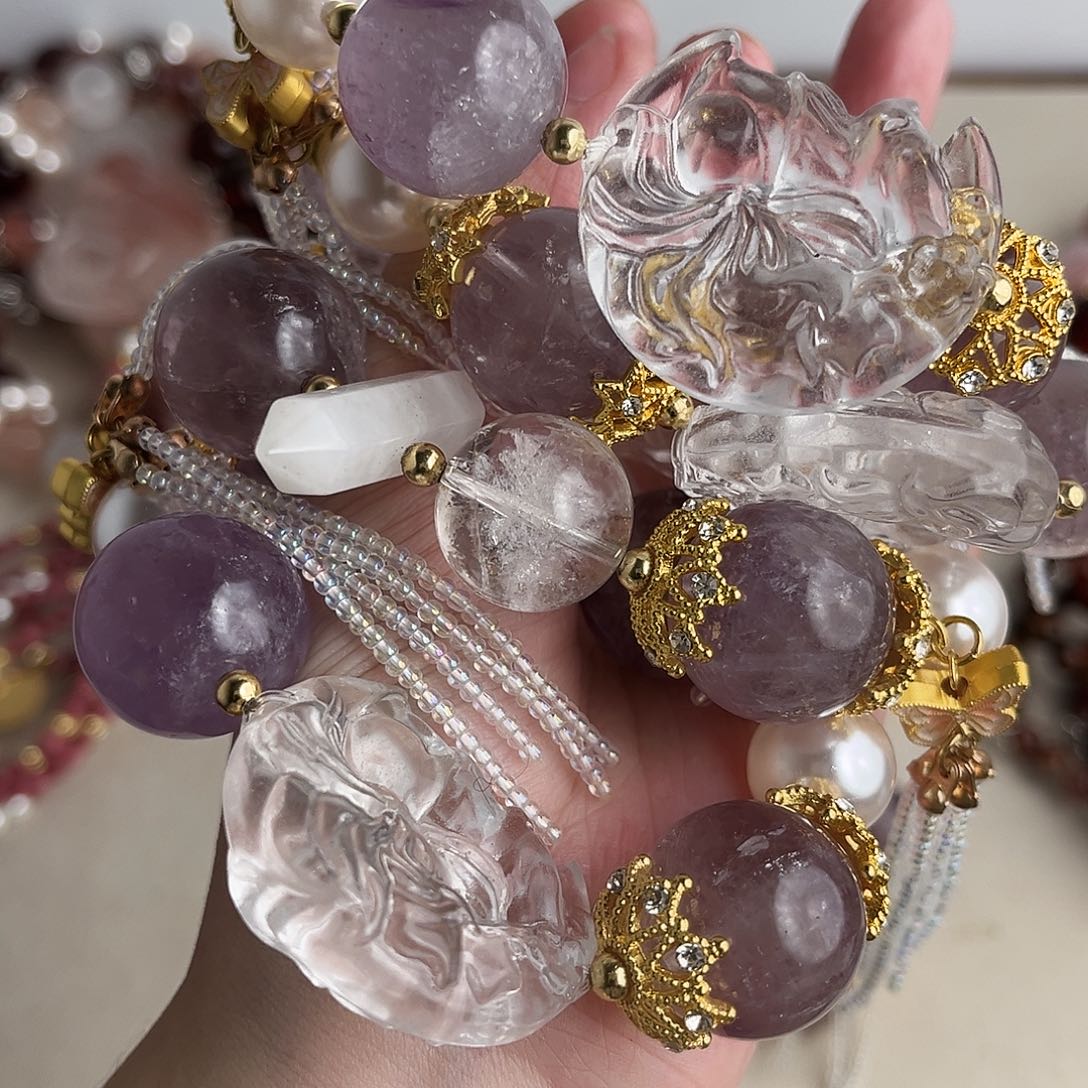 水晶手链未镶嵌设计