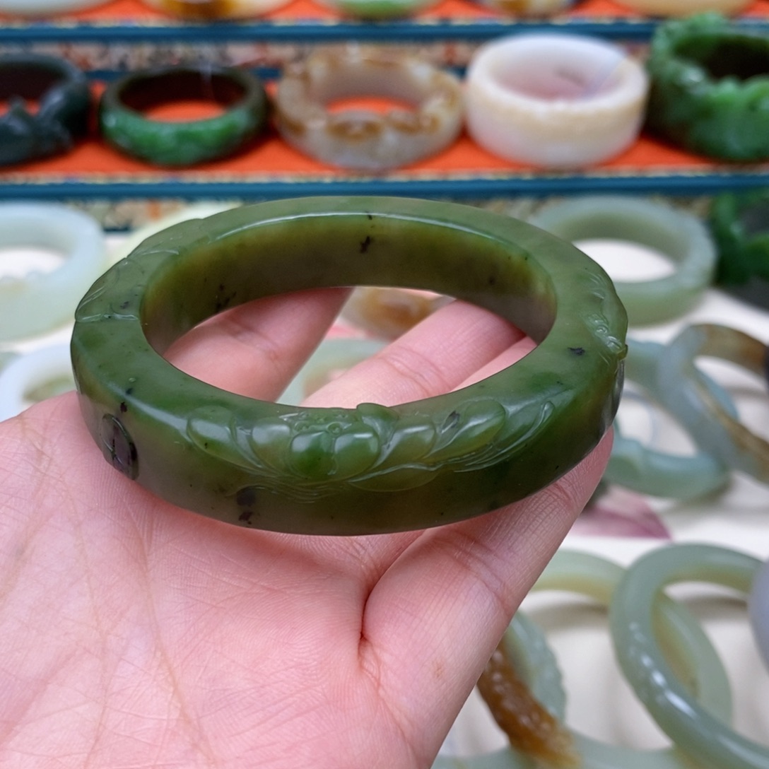 和田玉手镯58.2未镶嵌