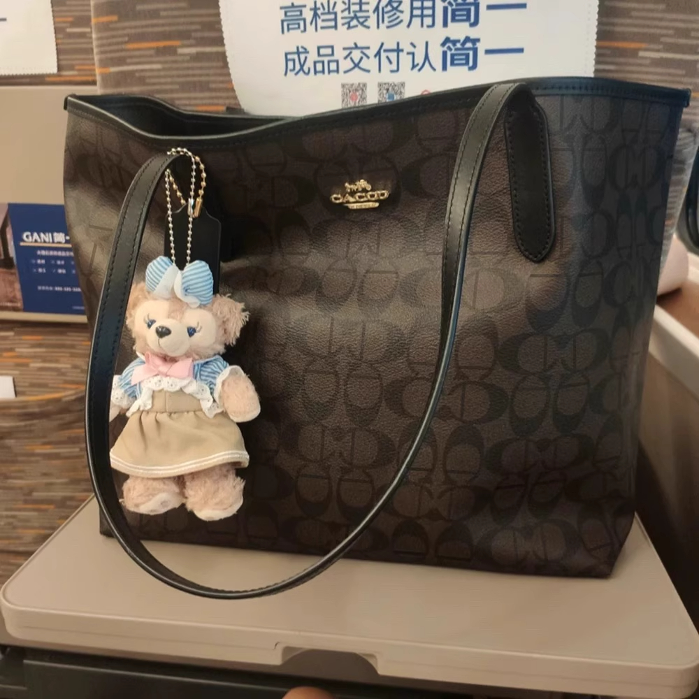 香港正品精选轻奢2026新款潮百搭真皮托特包通勤购物袋腋下单肩包