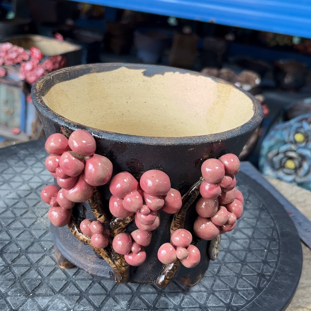 微瑕742 号陶然花器手工花盆