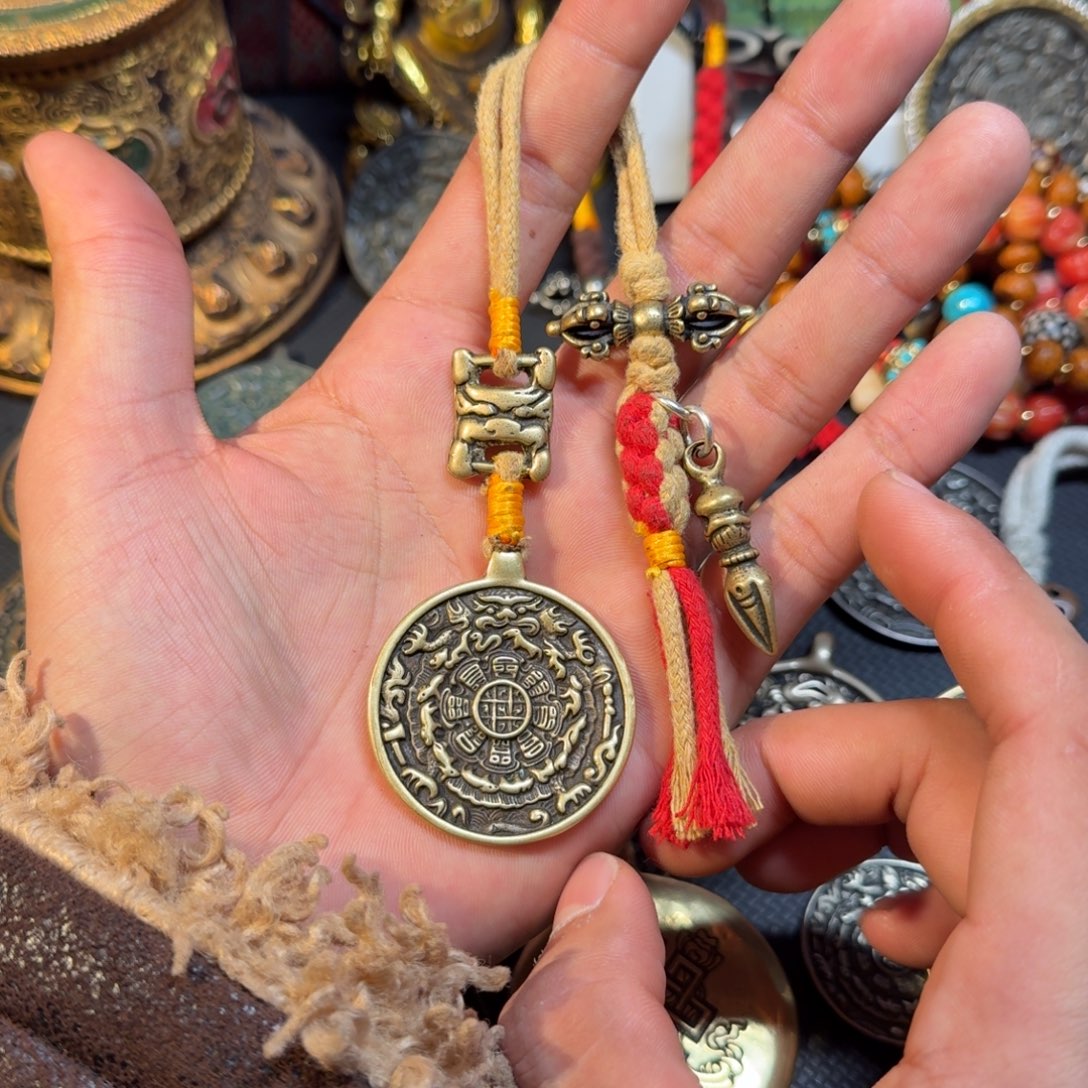 藏传精美小九宫牌