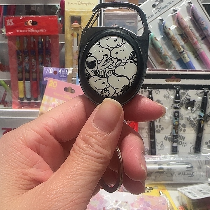 史努比可伸缩钥匙扣