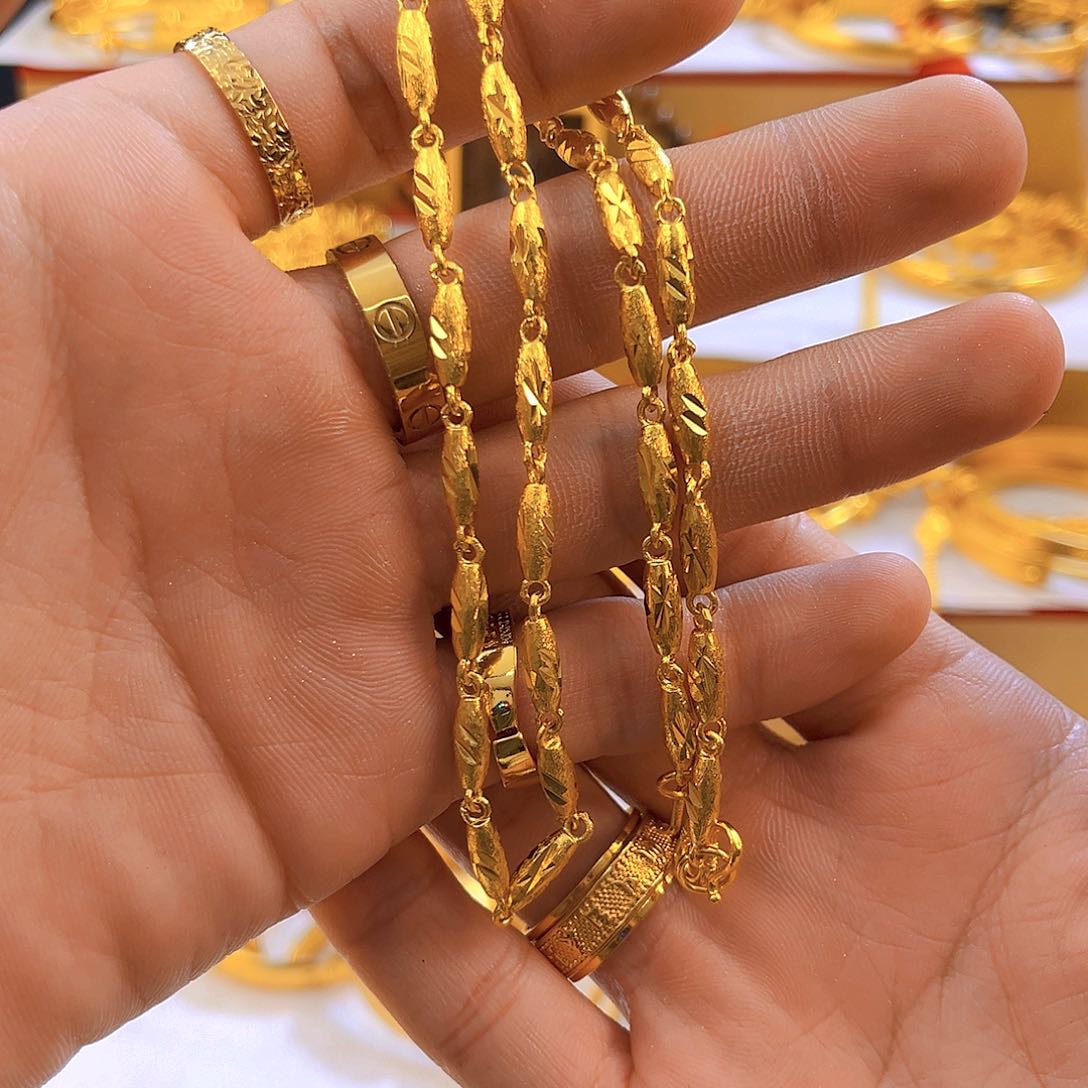 无铜合金竹子项链