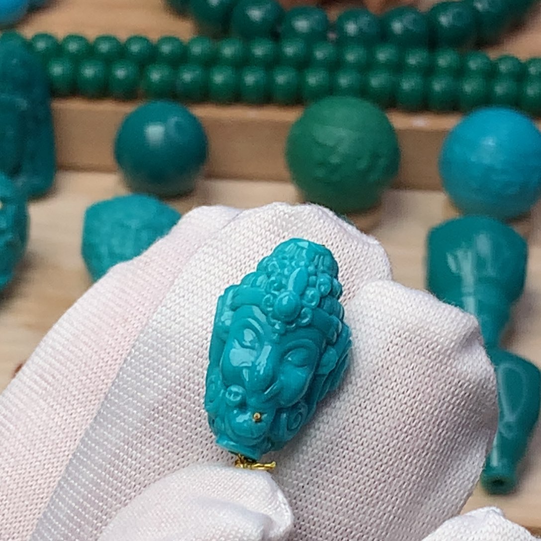 绿松石珠宝奇石未镶嵌