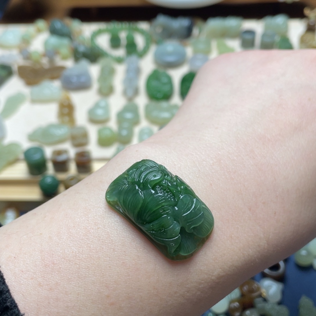 和田玉未镶嵌吊坠(不含链)