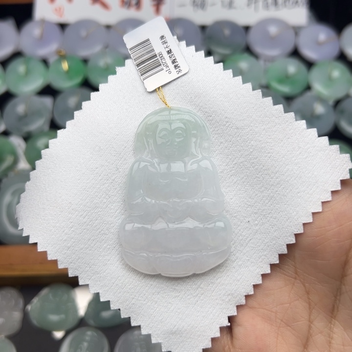 颈饰未镶嵌翡翠支****厂观音