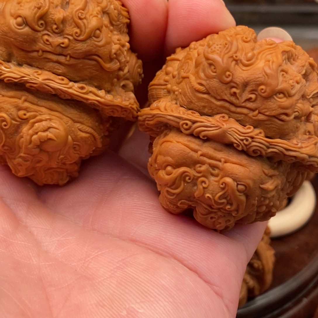 M***3核桃手串/手链金蝉蛤蟆头