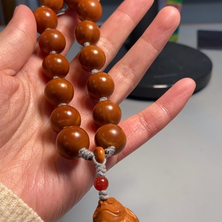 橄榄核手串/手链蟾王悟道手持