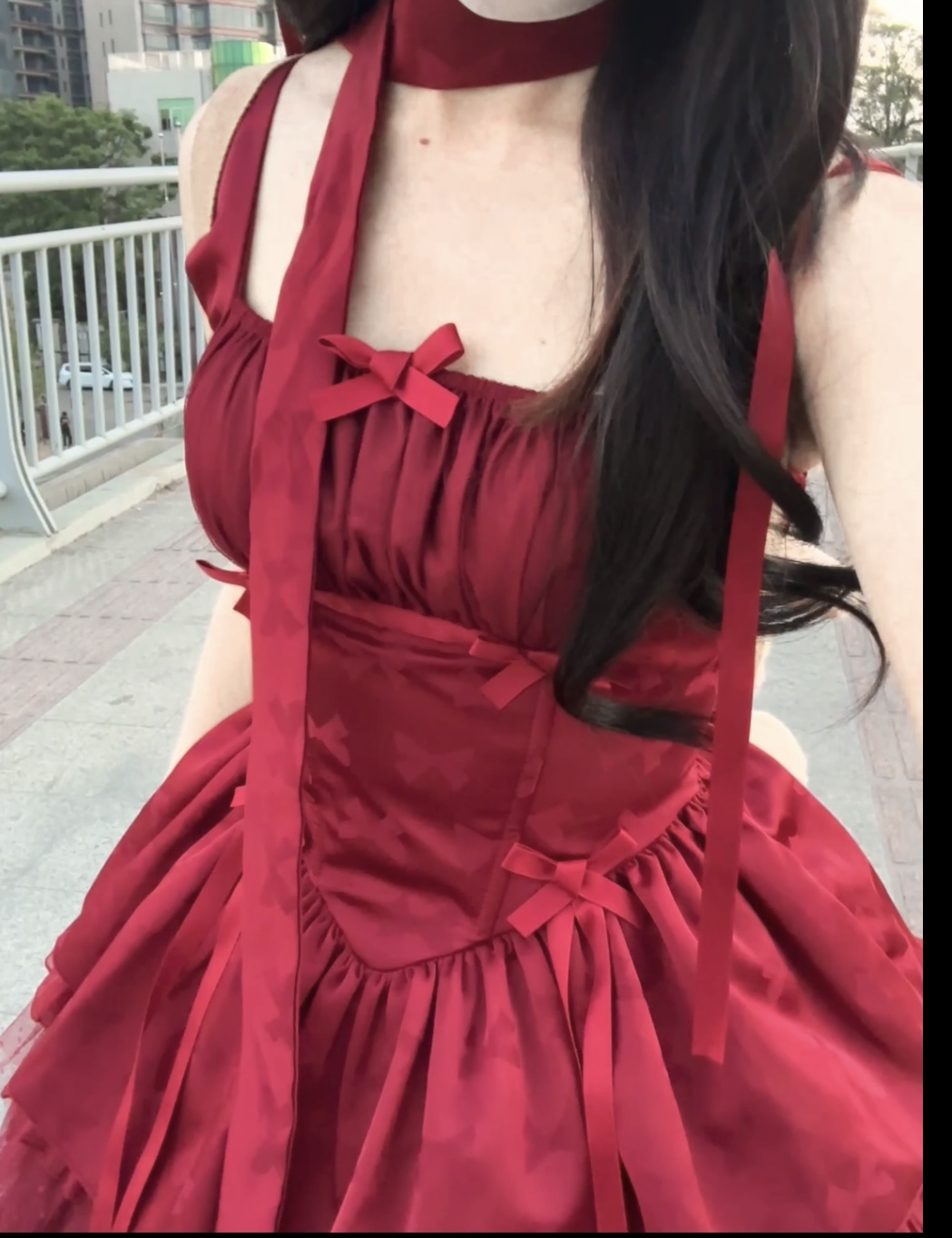 Lolita裙子显瘦吊带裙夏季甜美公主小众三坑少女