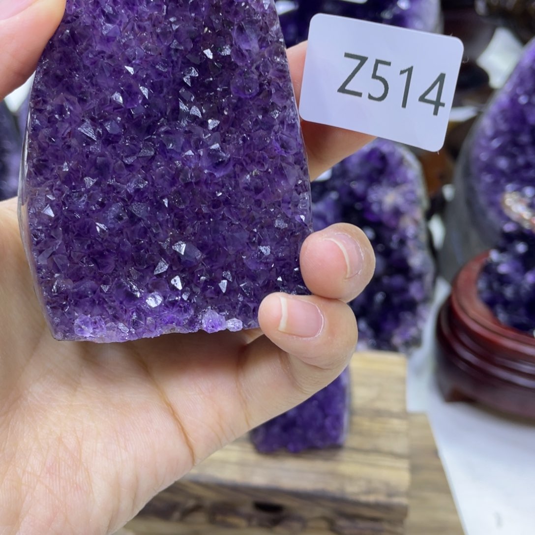 乌拉圭紫水晶摆件z514