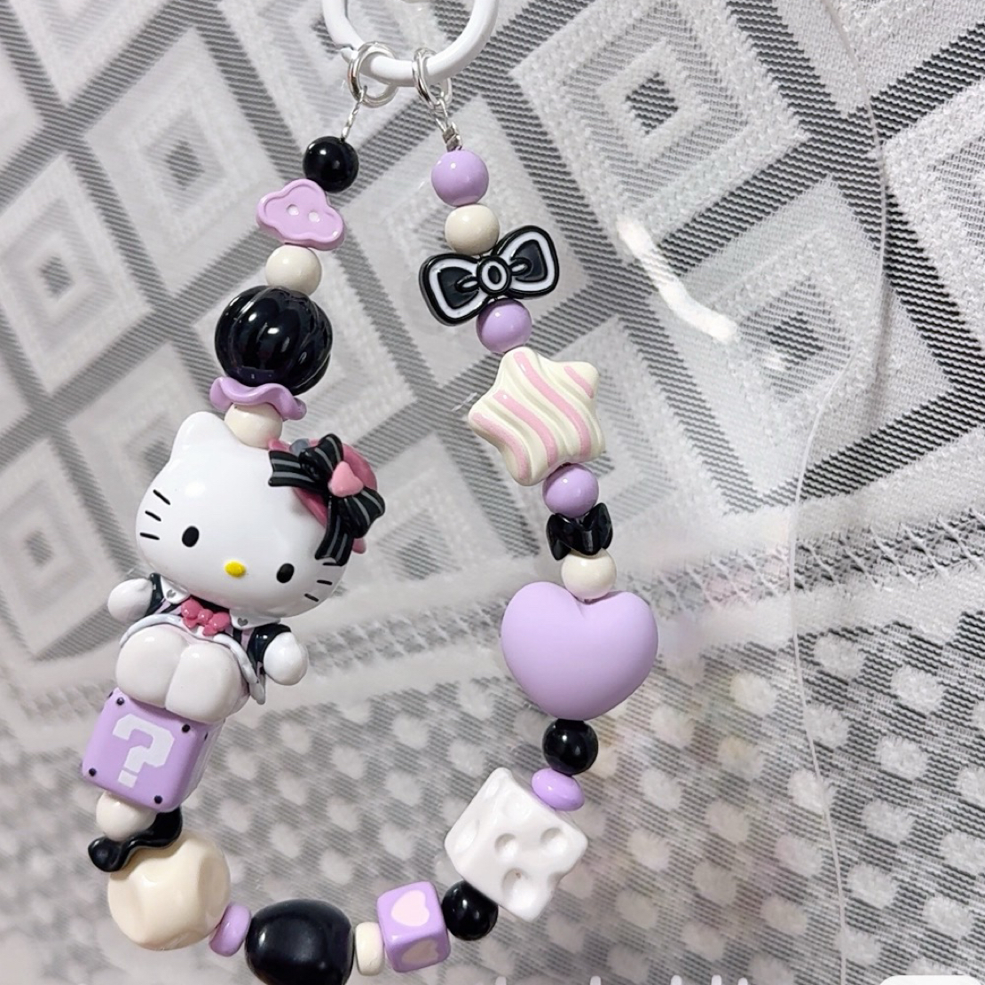 （直播间专拍）原创正版手工萌粒手机链diy可爱彩色创意卡通挂绳