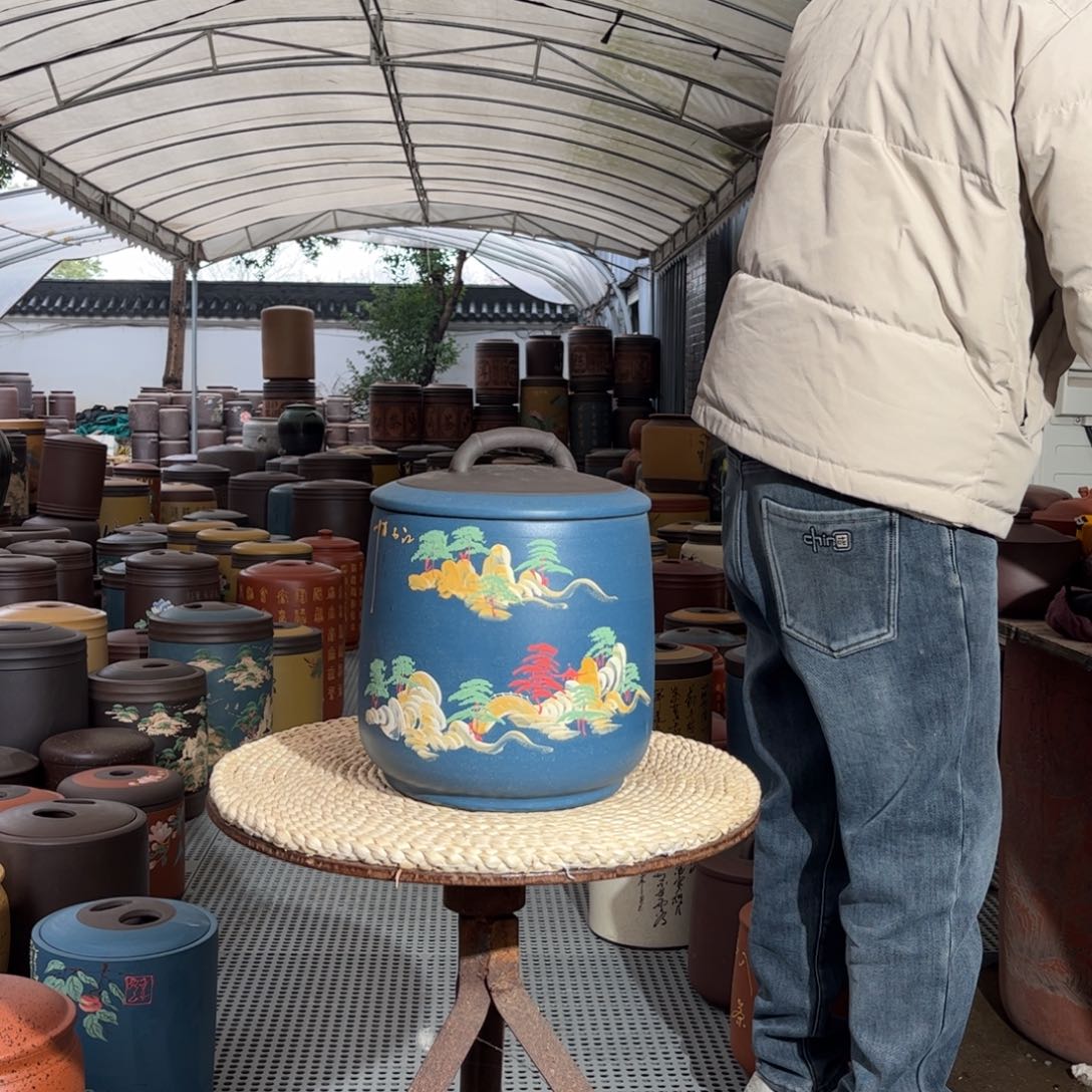 茶叶罐紫砂8 饼茶叶罐