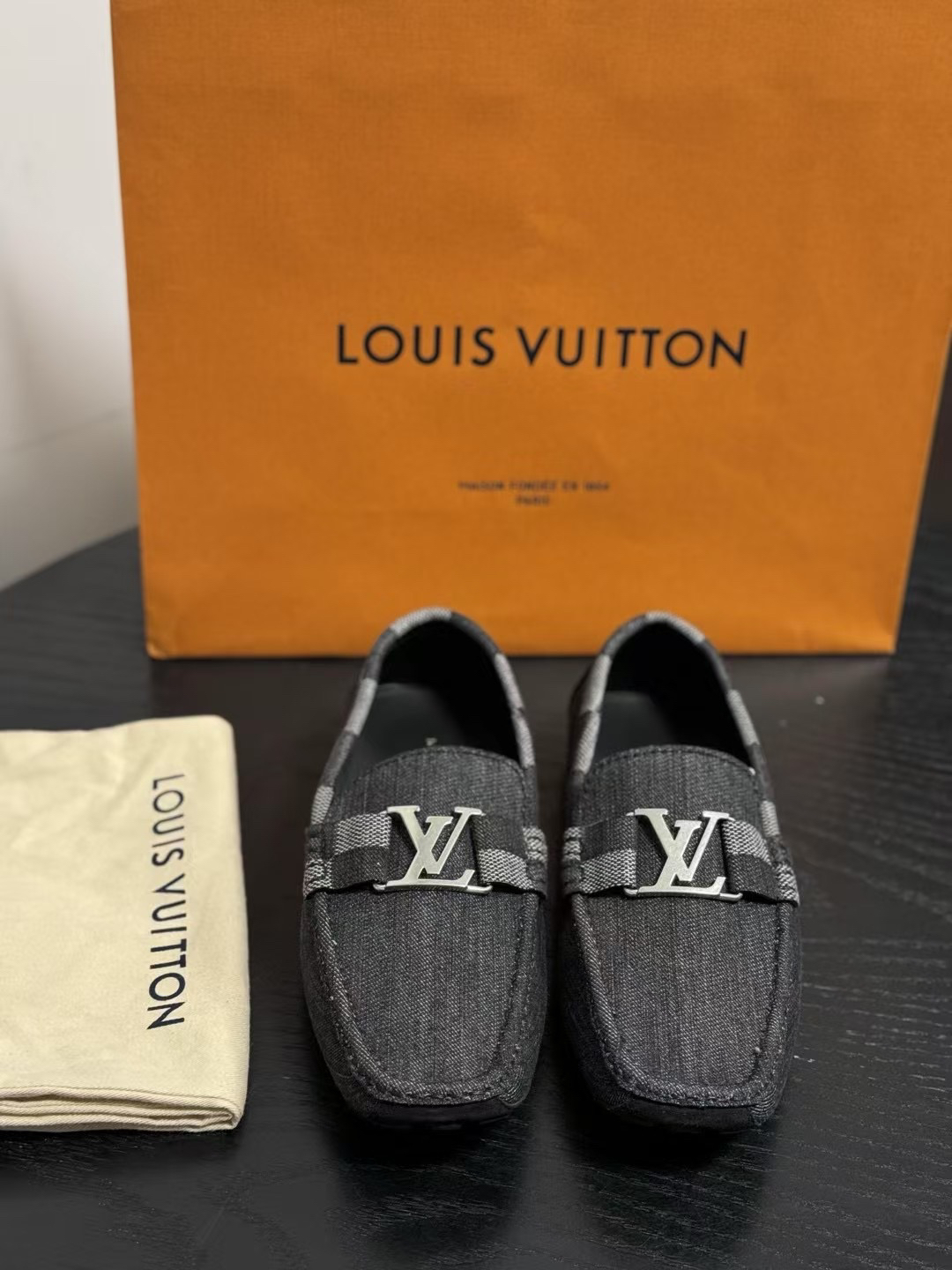 未使用 LouisVuitton/路易威登 男士豆豆鞋 很好看