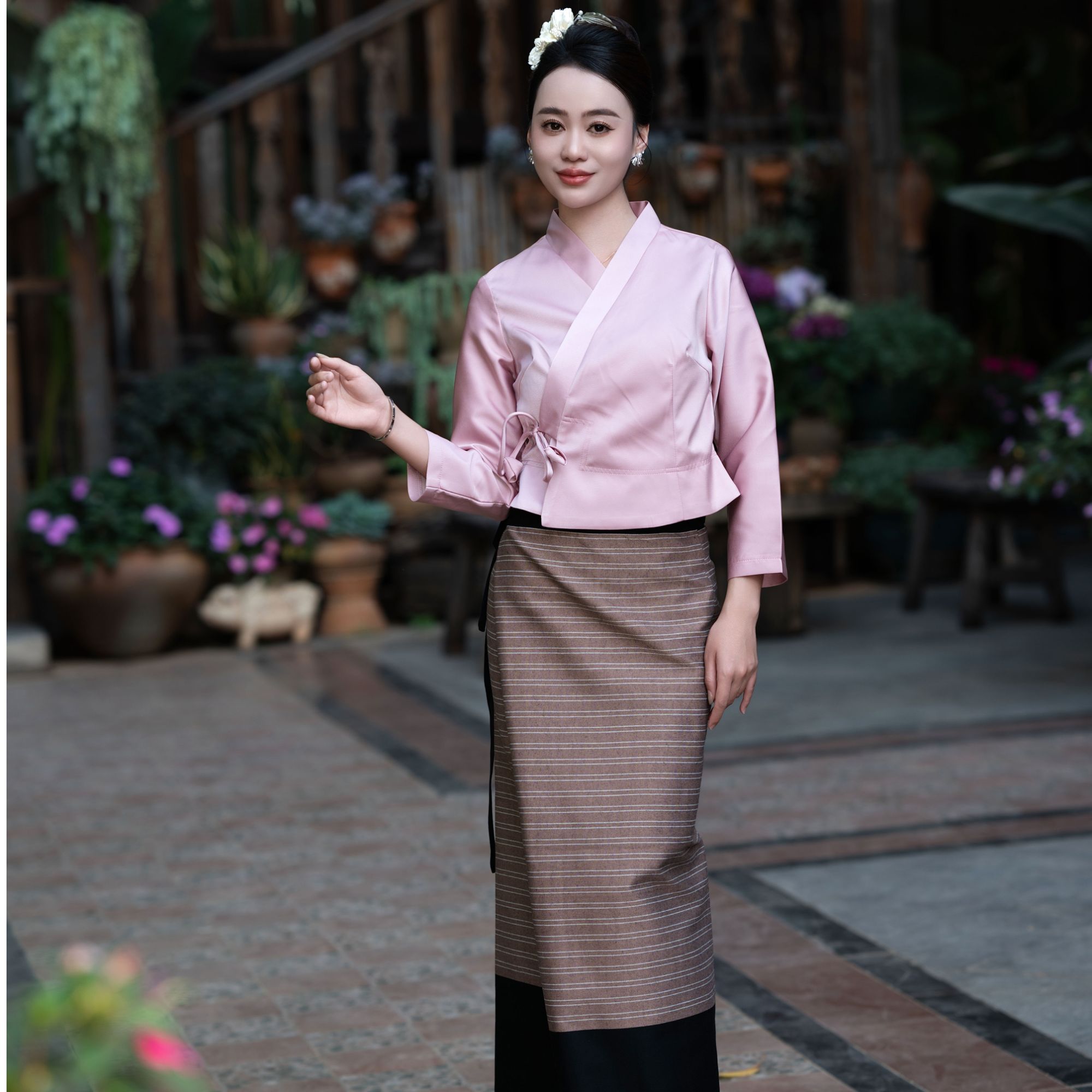 傣族传统高级显瘦2025新款套装气质休闲女士复古民族风时尚高端