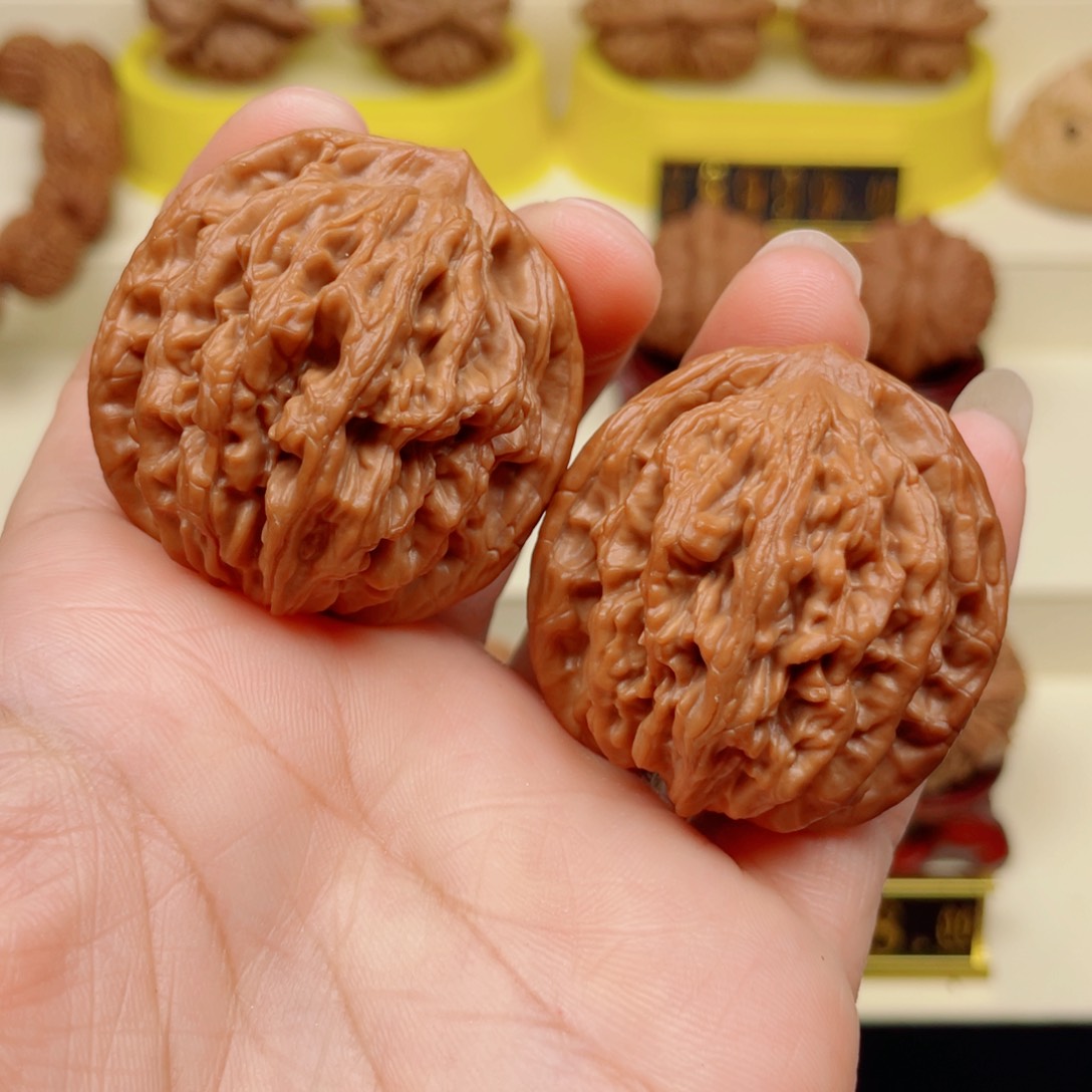 把件文玩核桃爆肉狮虎兽39