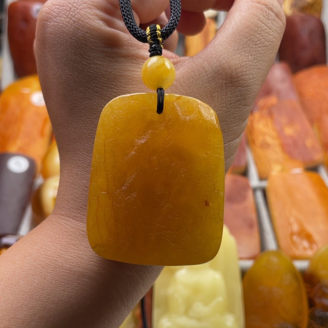 定制蜜蜡未镶嵌天然琥珀蜜蜡原石牌子