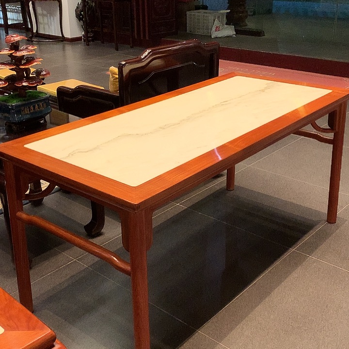 木素*云石面刀牙画案