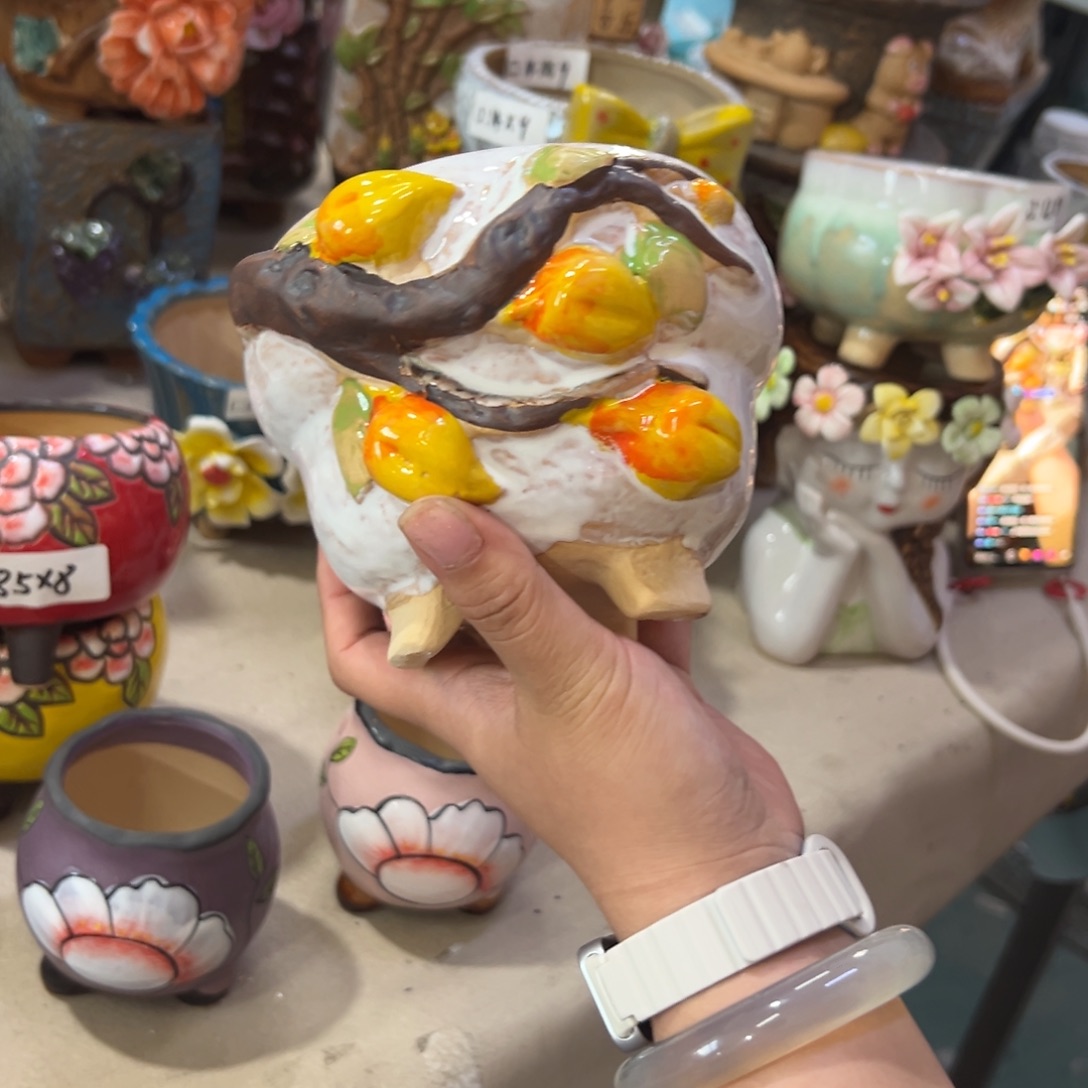 满20米秒退拉黑花盆