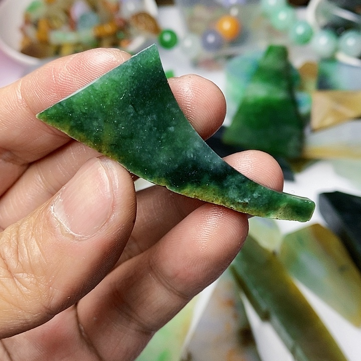 翡翠散珠天然翡翠A货