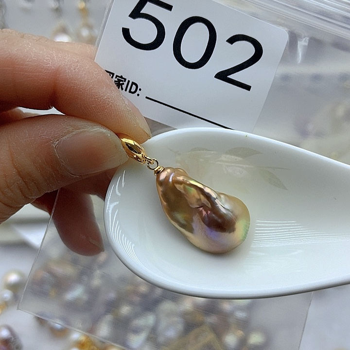 淡水珍珠颈饰银S925镶嵌