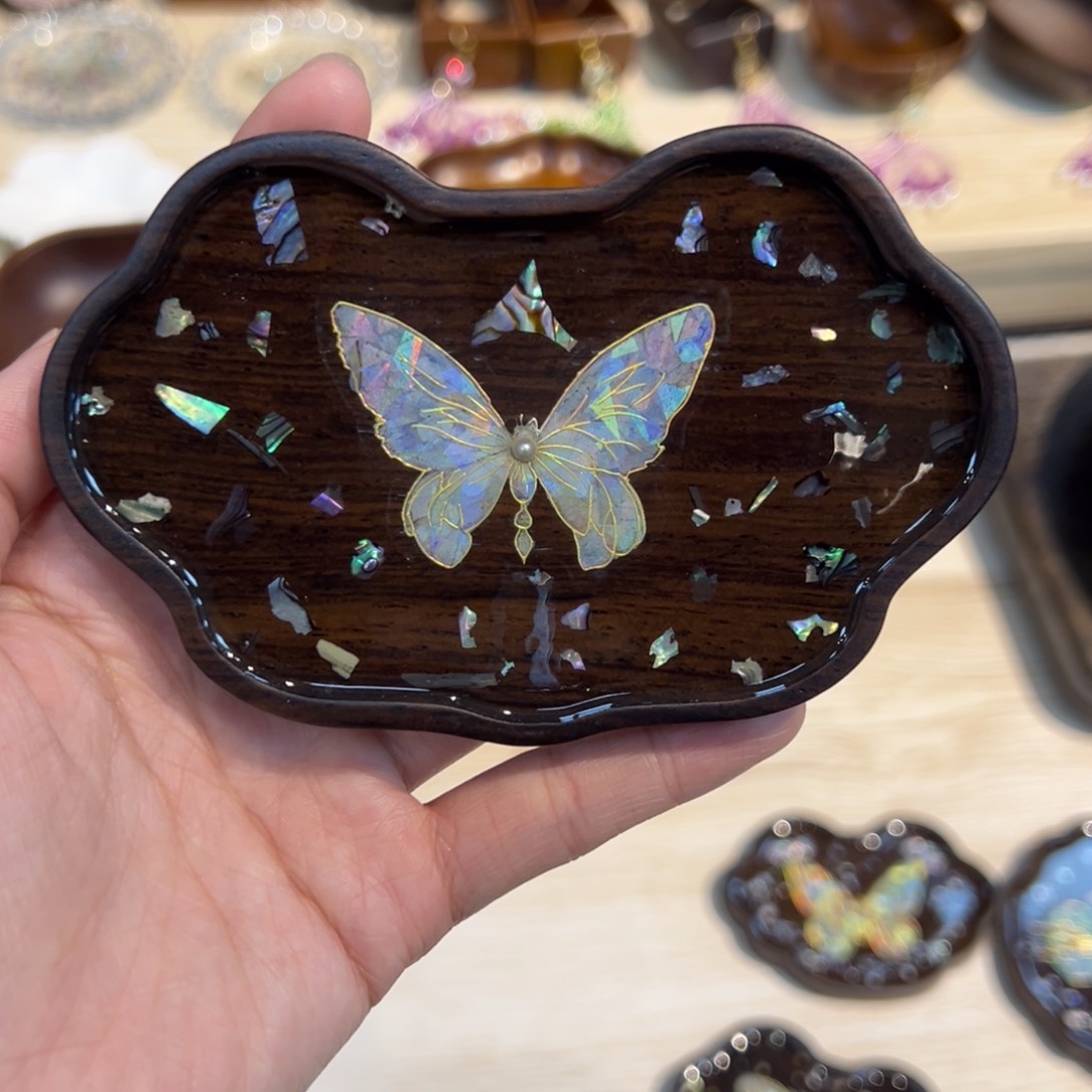 摆件 特价蝴蝶杯垫