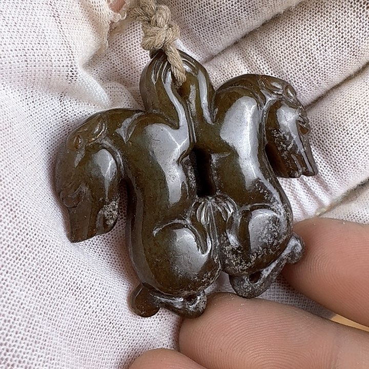 和田玉挂件未镶嵌用****3