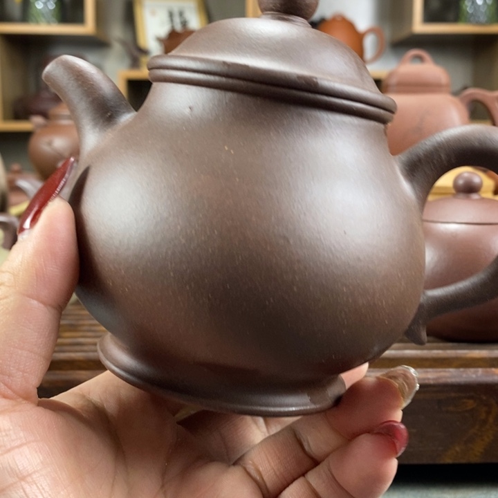 紫砂茶壶精*神原矿紫砂
