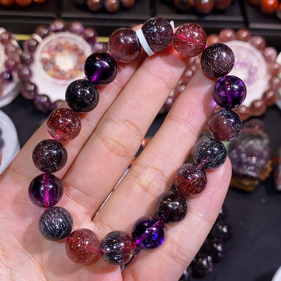 水晶手链未镶嵌11.3mm左右