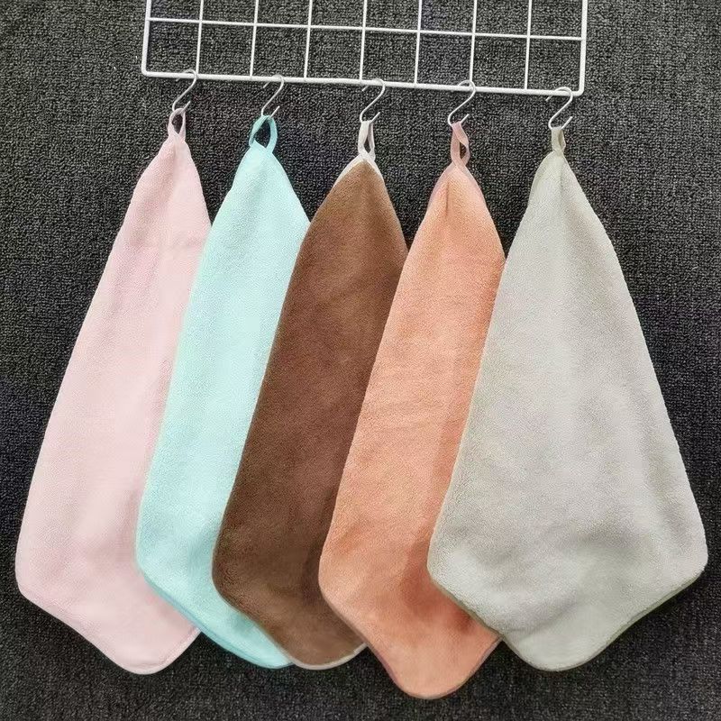 【到手8条】30*30加厚吸水短绒抹布