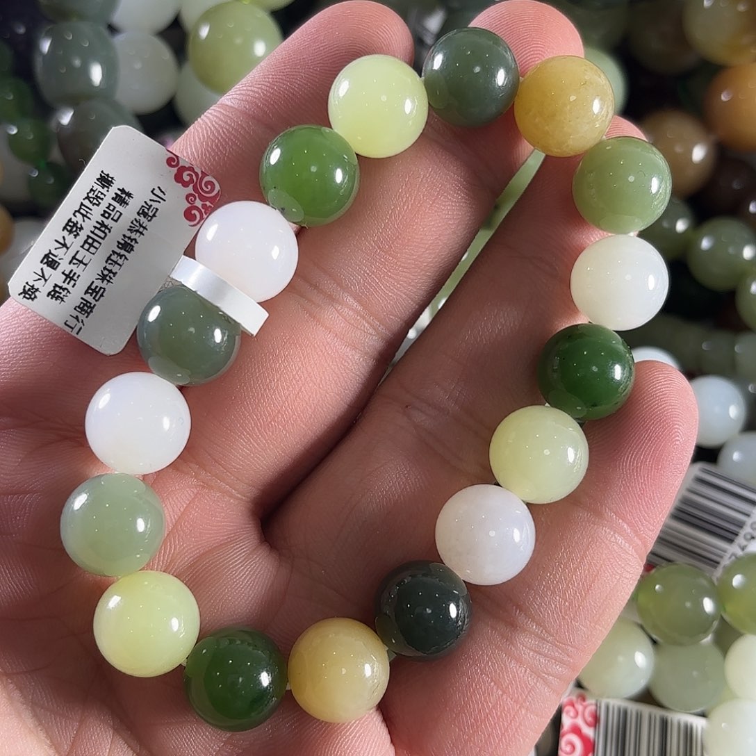 和田玉手链未镶嵌W256