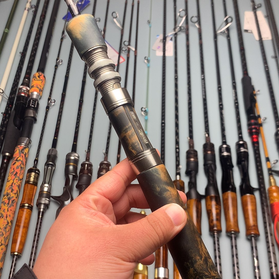 碳素1.98m香山木马口竿直柄198