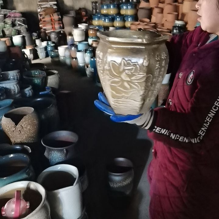 红陶口18高24瑕疵