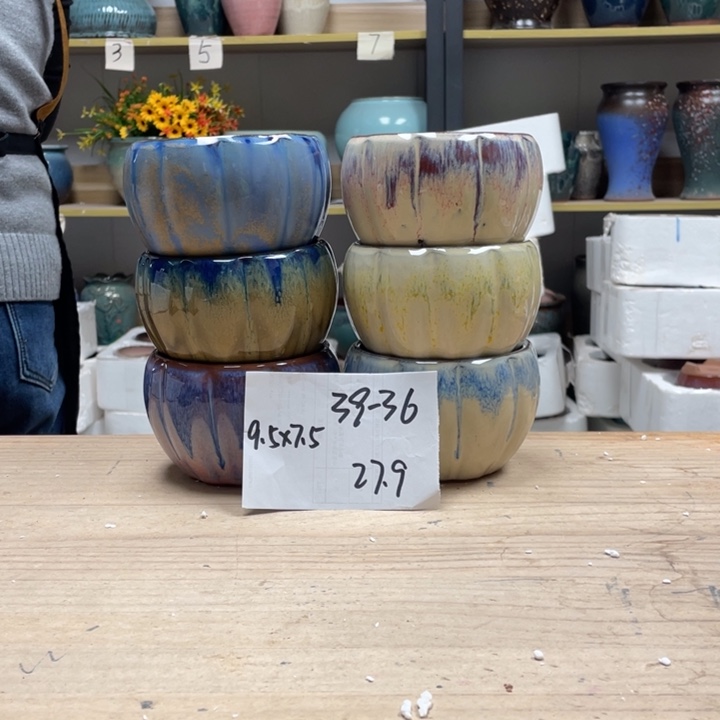 紫砂花盆多肉花盆微瑕36