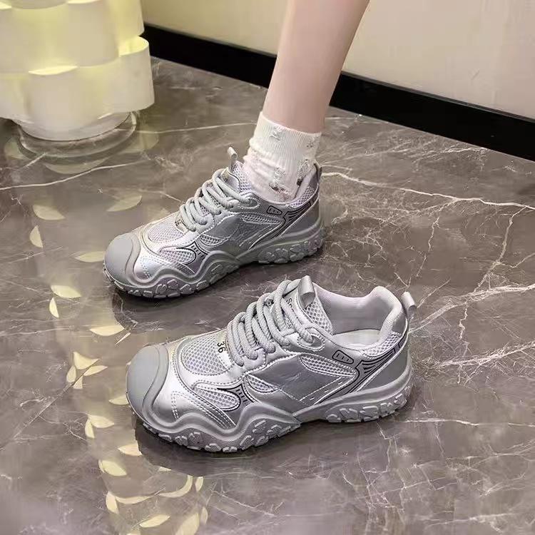 2025新款女士春秋双网百搭软底休闲登山鞋亲子XD818