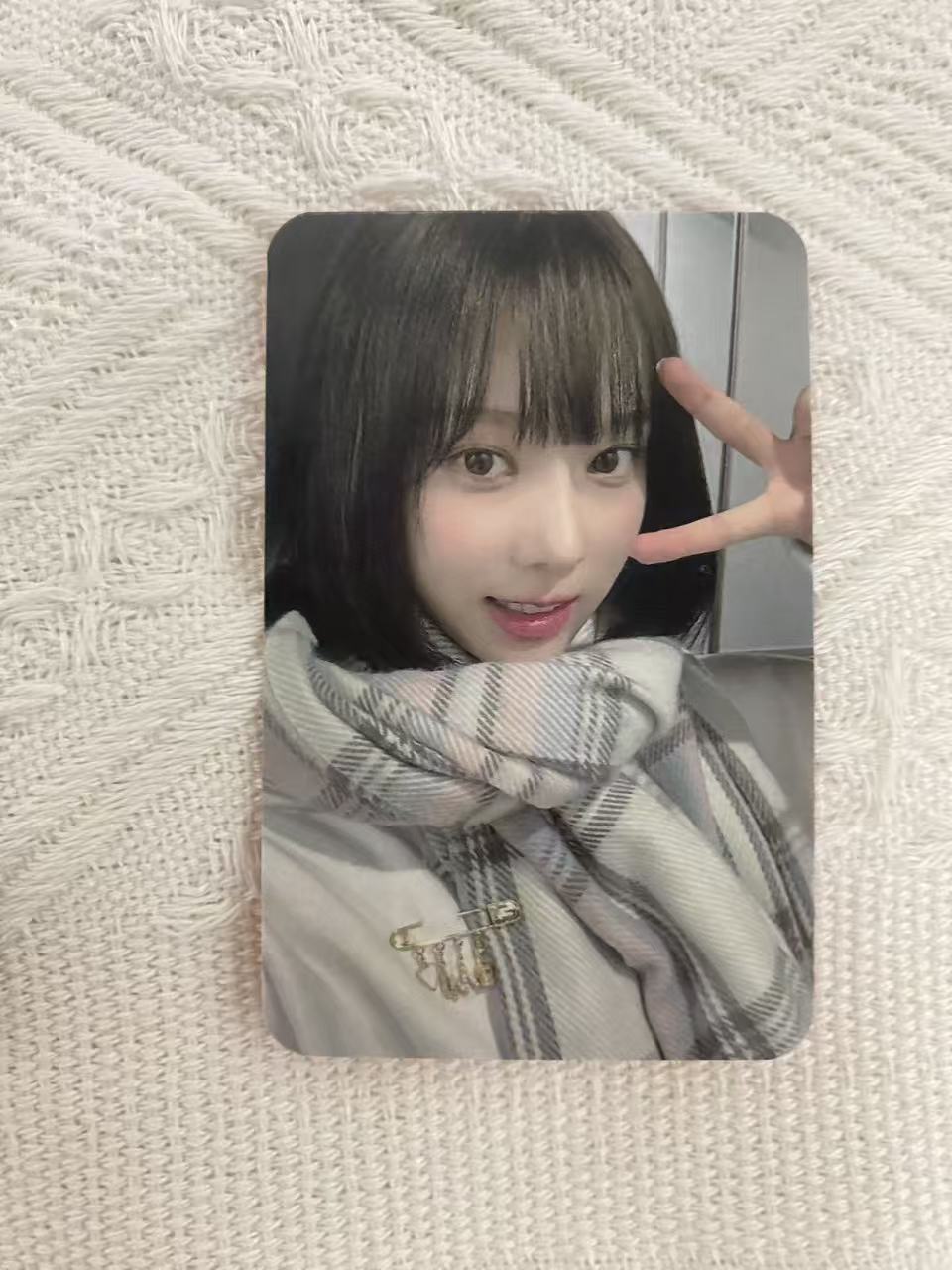 aespa winter金冬天23生日卡冬aespa winter金冬天生日小卡围巾冬