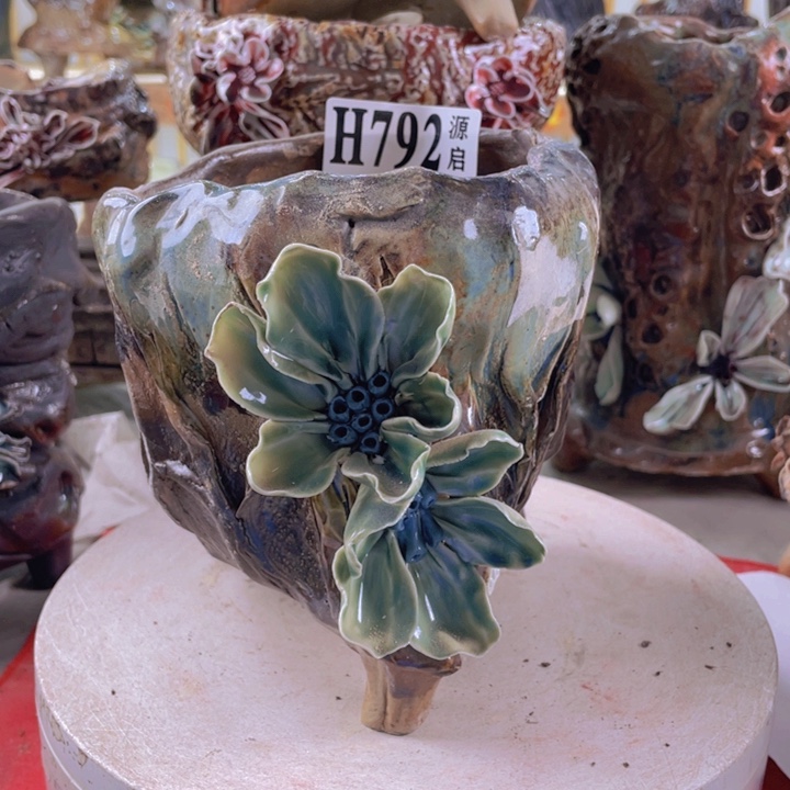 紫砂花盆杨*姐景德镇陶瓷792