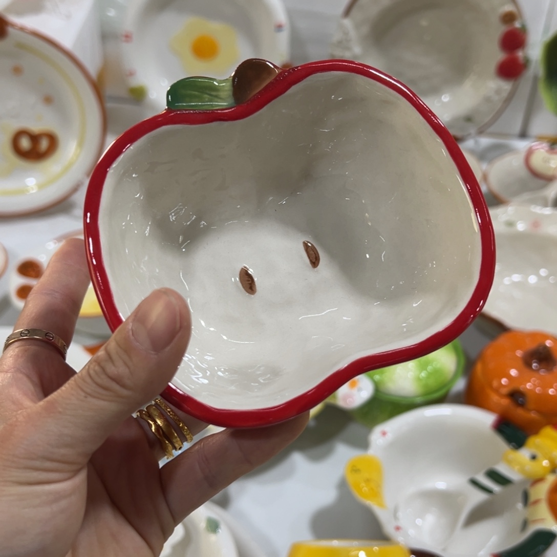 陶摆件高温陶瓷釉下彩正品！