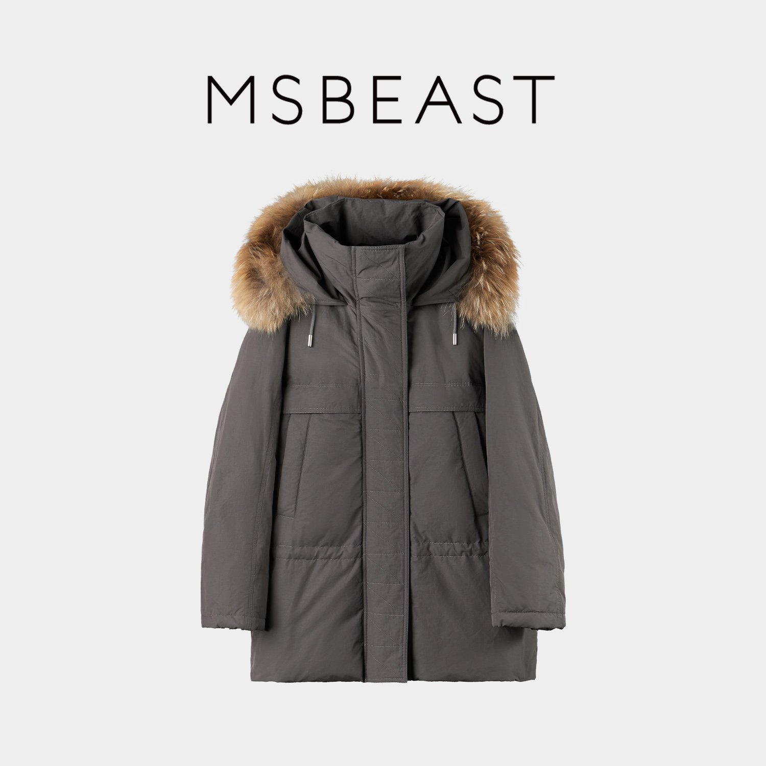 MSBEAST/野兽小姐粉丝内购会 白鹅绒连帽羽绒服丨雪国之光 93117