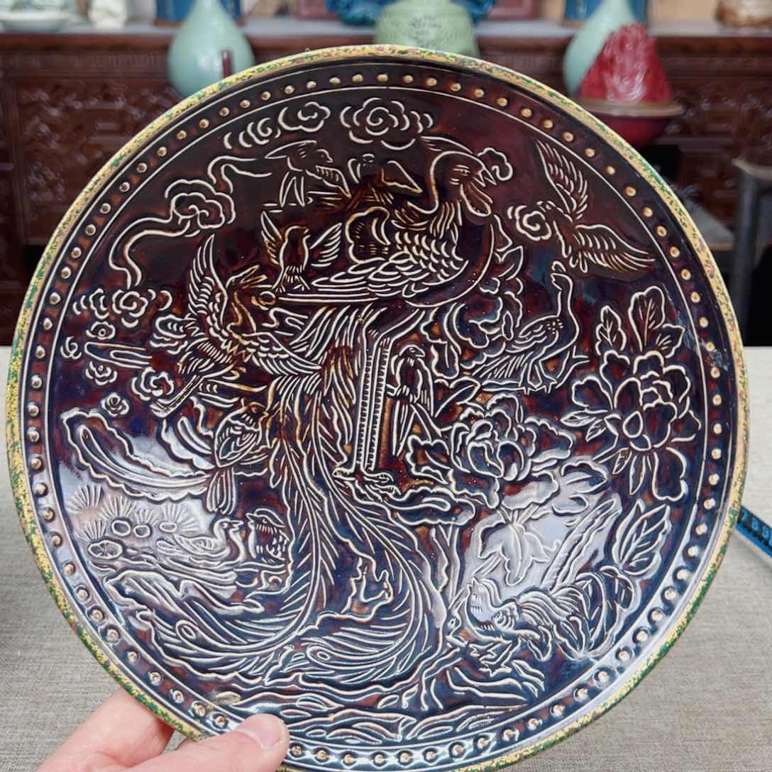 瓷片正能量陶瓷艺术品