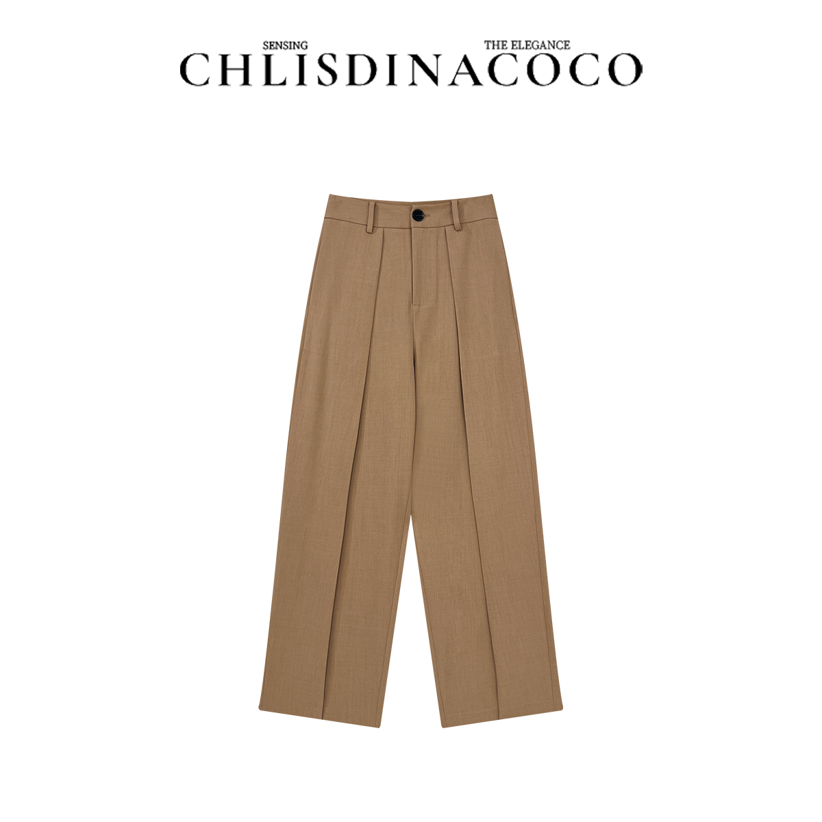 |迟到的coco|高定时尚休闲百搭直筒裤K1125