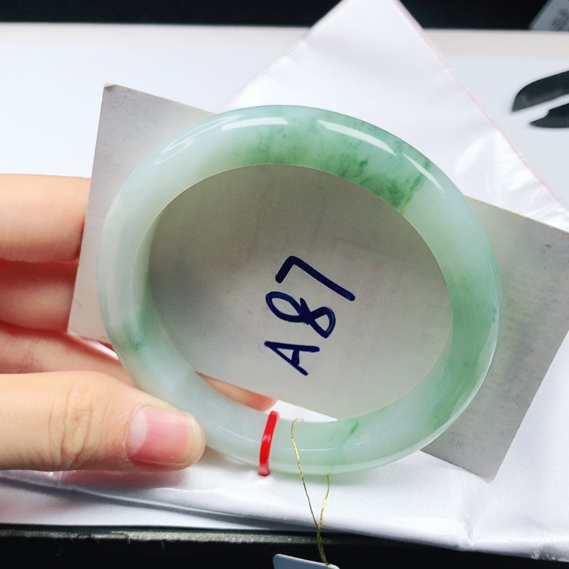 【闪购商品】翡翠手镯未镶嵌天然缅甸a货手镯57+