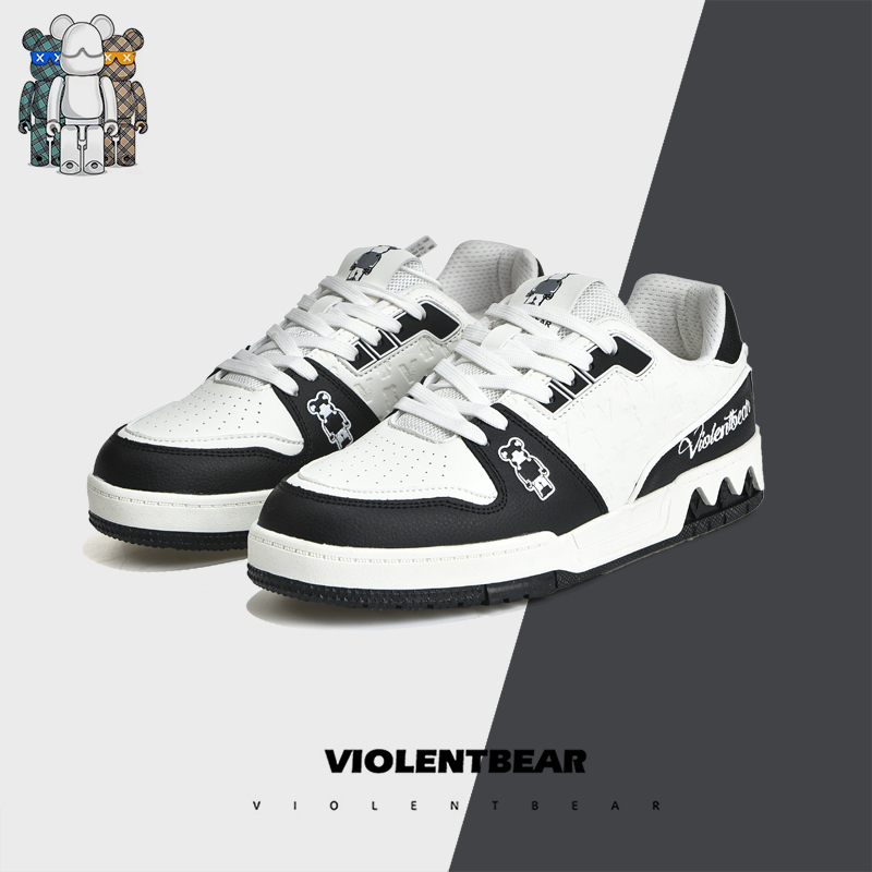 Violentbear/暴力熊经典时尚潮流鞋男女情侣款休闲板鞋8889