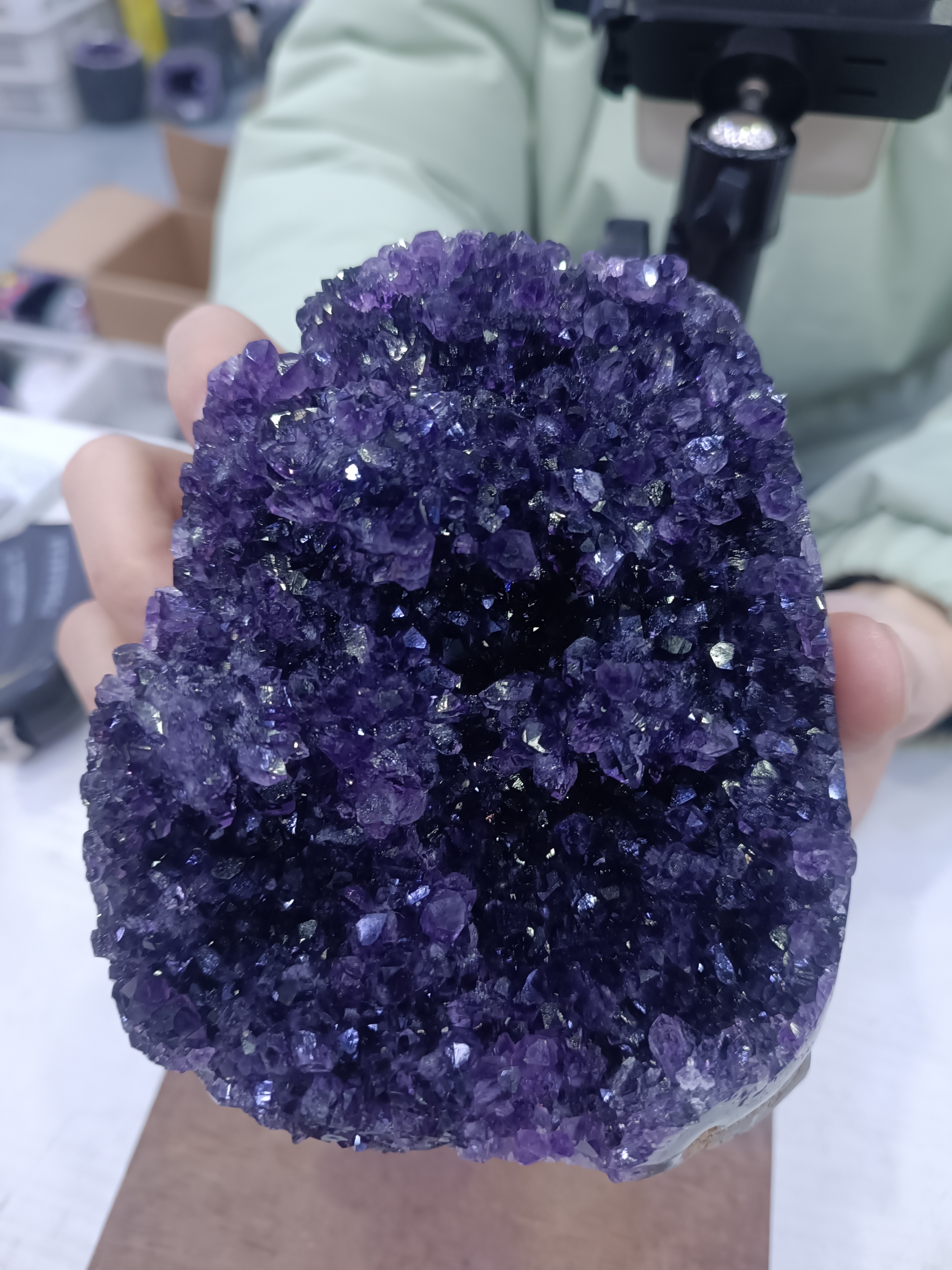 巴西乌拉圭紫水晶摆件