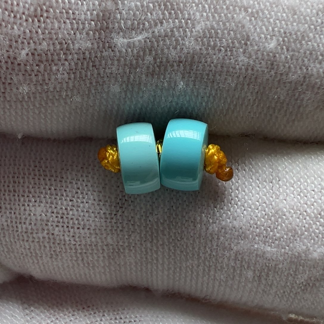 绿松石未镶嵌配饰6.3*3.4mm