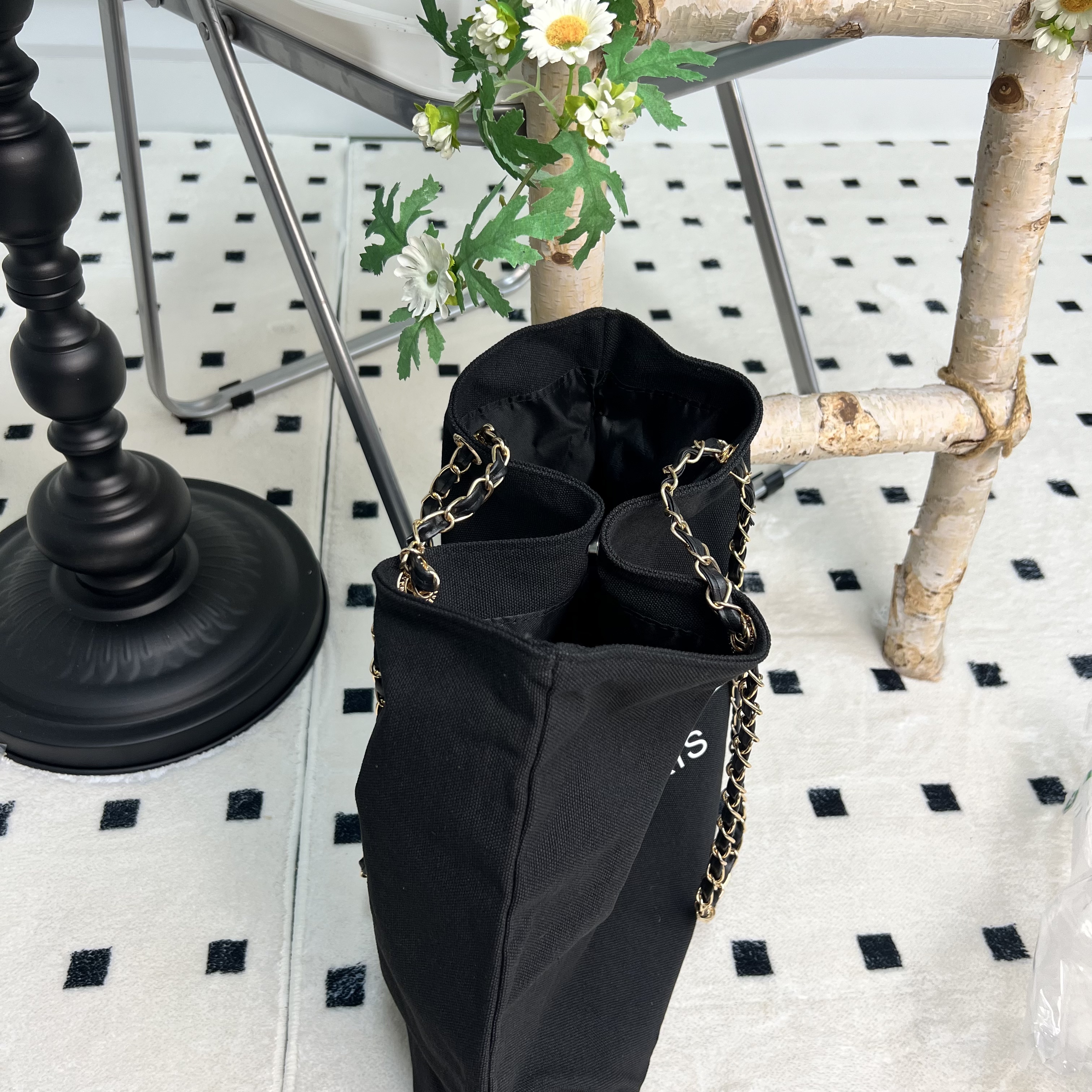 【是小臭】双链条帆布购物袋666